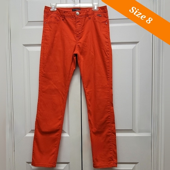 Conrad C Collection Orange Denim Jeans - Picture 1 of 10